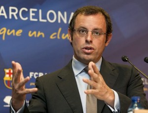 Sandro Rosell, presidente do Barcelona (Foto: EFE)