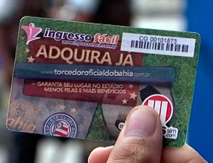 ingresso para jogo do bahia (Foto: Reprodução/TV Bahia)