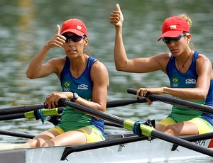 Camila Carvalho e Luciana Granato nas Olimpíadas de 2008 (Foto: Reuters)