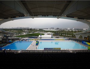 complexo de natação parque aquático china shangai (Foto: agência AP)