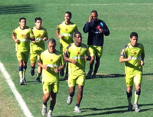 jogadores do Vasco no treino (Foto: Fred Huber / Globoesporte.com)