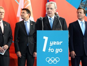 Festa Olimpíadas de Londres 1 ano Jacques Rogge presidente do COI (Foto: Getty Images)