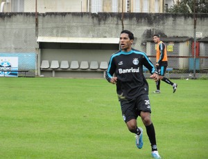 Brandão no Grêmio (Foto: Eduardo Cecconi/Globoesporte.com)