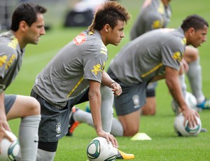 neymar  seleção brasileira treino alemanha (Foto: Divulgação/ Mowa Press)