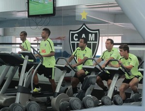 atlético-mg treino academia (Foto: Richard Souza/Globoesporte.com)