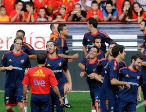 treino espanha (Foto: Reuters)