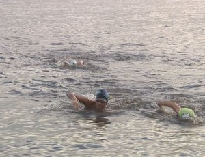 Circuito de Águas Abertas é uma das provas de natação mais tradicionais no AM (Foto: Reprodução TV Amazonas)