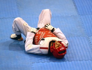 . Márcio Wenceslau semifinal taekwondo Jogos Pan-Americanos (Foto: Luiz Pires/VIPCOMM)