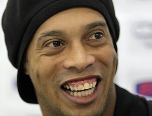 Ronaldinho treino Flamengo (Foto: Jorge William / Agência O Globo)