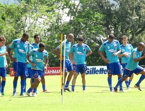 jogadores flamengo treino (Foto: Richard Souza / Globoesporte.com)
