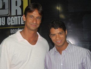 Ricardo e seu primo Leandro Cerqueira (Foto: Larissa Keren)