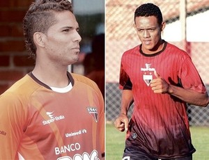 Zagueiro Anderson e o meia Ernandes ficarão no Atlético-GO até 2014 (Foto: Arte: Daniel Mundim/Globoesporte.com)