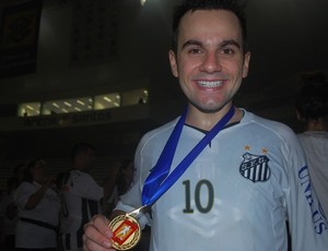Deives, futsal do Santos (Foto: Marcos Guerra / Globoesporte.com)
