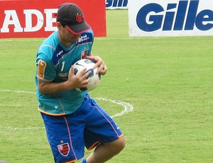Thiago Neves no treino do Flamengo (Foto: Janir Junior / GLOBOESPORTE.COM)