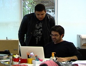 FRAME ROnaldo empresário entrevista tino marcos (Foto: TV Globo)