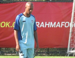 Brinner no treino do Botafogo (Foto: Thales Soares/Globoesporte.com)