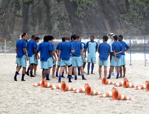treino botafogo praia (Foto: Thales Soares / Globoesporte.com)