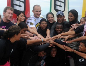 MMA na praia com Junior Cigano (Foto: André Durão/Globoesporte.com)
