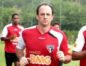 Rogério Ceni no treino do São Paulo (Foto: Rubens Chiri / Site oficial do São Paulo FC)