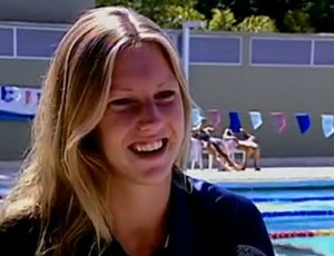 Graciele Hermann destaque da natação (Foto: Reprodução SporTV)
