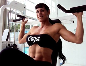 Atleta de fisiculturismo, amazonense Maeme Rocha (Foto: Adeilson Albuquerque/Globoesporte.com)