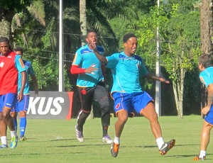 Ronaldinho Gaúcho treino Flamengo (Foto: Janir Junior / Globoesporte.com)
