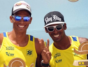 O paraibano Gilmário e seu companheiro Luciano ficaram em 3ª lugar no Circuito Brasileiro (Foto: Divulgação)