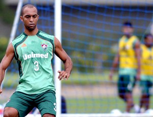 Leandro Euzébio treino Fluminense (Foto: Dhavid Normando / Photocamera)