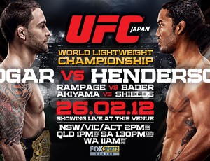 Pôster do UFC 144, que será disputado no Japão (Foto: Divulgação/UFC)