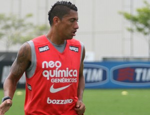 Ralf treino Corinthians (Foto: Anderson Rodrigues/Globoesporte.com)