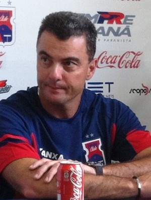 Ricardo Pinto, novo técnico do Paraná Clube (Foto: Fernando Freire - RPC TV)