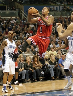 Derrick Rose, armador do Chicago Bulls (Foto: AP)