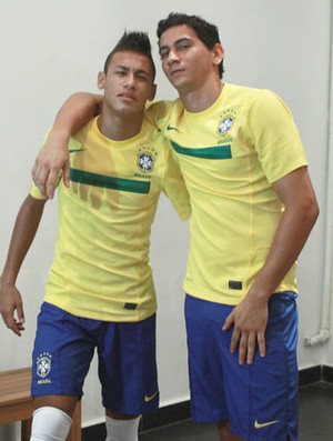 Neymar e Ganso (Foto: Agência Estado)
