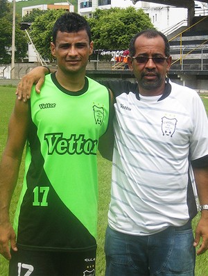 Junior e Jorge Santos Castelo irmão e pai Cícero (Foto: Divulgação)