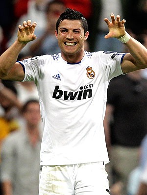 Cristiano Ronaldo comemora gol do Real Madrid (Foto: AP)
