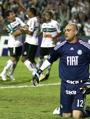Marcos na derrota do Palmeiras para o Coritiba (Foto: Ag. Estado)