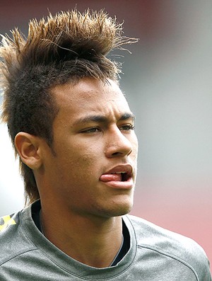Neymar no treino da Seleção  (Foto: Reuters)