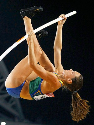atletismo fabiana murer salto com vara mundial daegu (Foto: Agência Reuters)