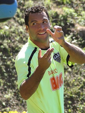 Daniel Carvalho no treino do Atlético-MG (Foto: Lucas Catta Prêta / GLOBOESPORTE.COM)