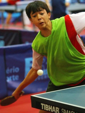Hugo Calderano atleta tênis de mesa Olimpíadas Escolares  (Foto: Divulgação)