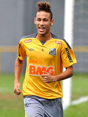 Neymar no treino do Santos (Foto: Ivan Storti / Site Oficial do Santos)
