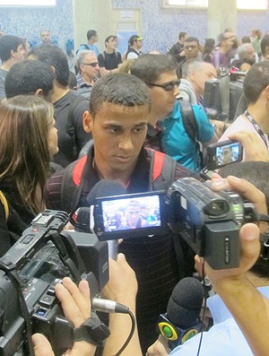 Welinton desembarque Flamengo (Foto: Janir Junior / Globoesporte.com)