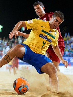 Futebol de Areia Brasil Suíça Betinho (Foto: BSW/divulgação)