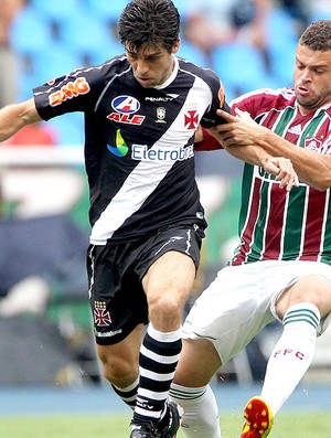 Juninho Pernambucano na partida do Vasco x Fluminense (Foto: Ivo Gonzalez / Agência O Globo)