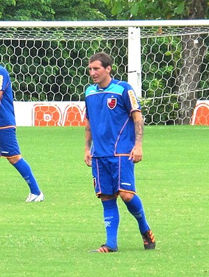 Bottinelli no treino do Flamengo (Foto: Janir Junior / GLOBOESPORTE.COM)