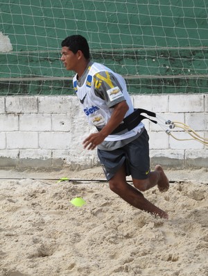 Datinha seleção brasileira de futebol de areia (Foto: Igor Christ / Globoesporte.com)
