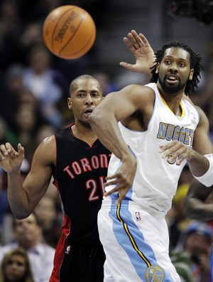 Nene Denver Nuggets x Toronto Raptors NBA (Foto: AP)
