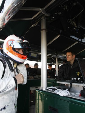 Rubens Barrichello teste Fórmula Indy (Foto: Divulgação / LAT photo)