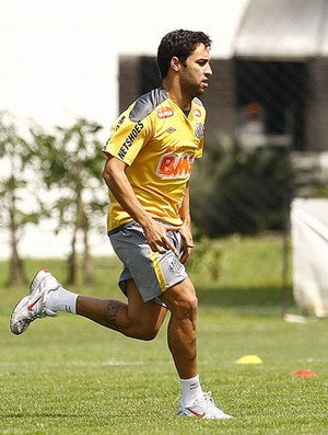 Ibson, no treino do Santos (Foto: divulgação/Santos FC)
