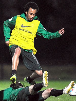 Wesley no treino do Werder Bremen (Foto: Getty Images)